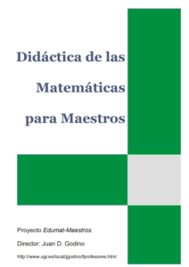 Portada de Didáctica de las matemáticas para maestros i Matemáticas para maestros (Proyecto Edumat-Maestros, 2004)